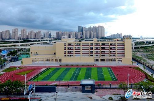 晋江第三实验小学滨江校区建设按照预定计划完成